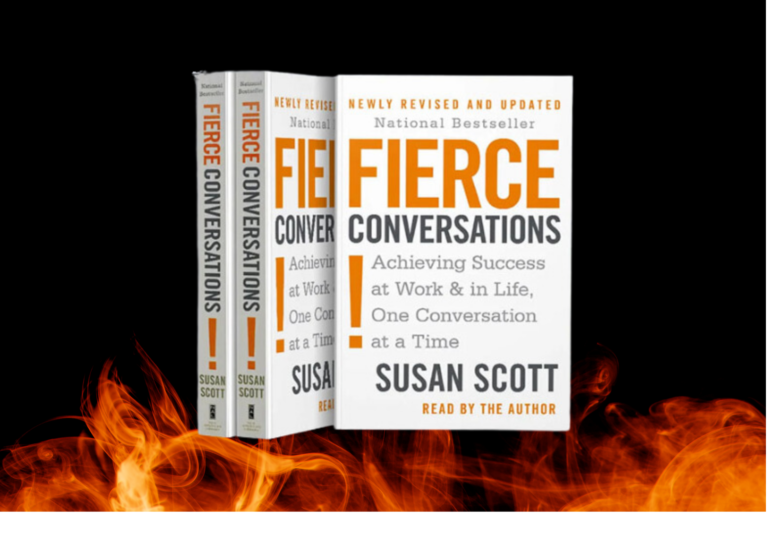 Front page of Susan Scott's bestseller Fierce Conversations.